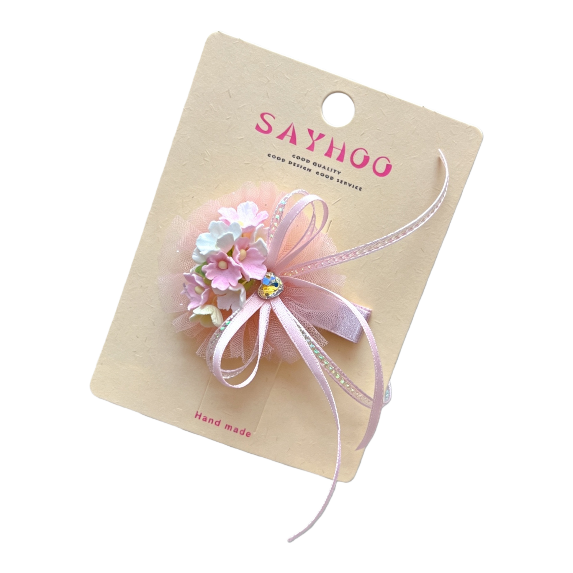 Handcrafted floral hair accessories, ladies' headwear, bow hairpins, sweet and forest-style daily outfits Item Picture