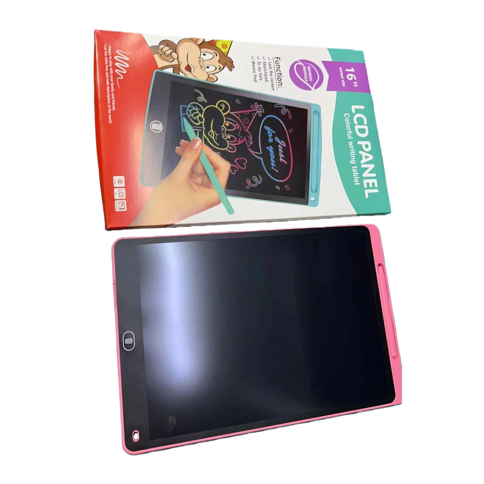 Color LCD manual PANEL LCD tableta de escritura de color 10 "escritura de fricción electrónica Item Picture