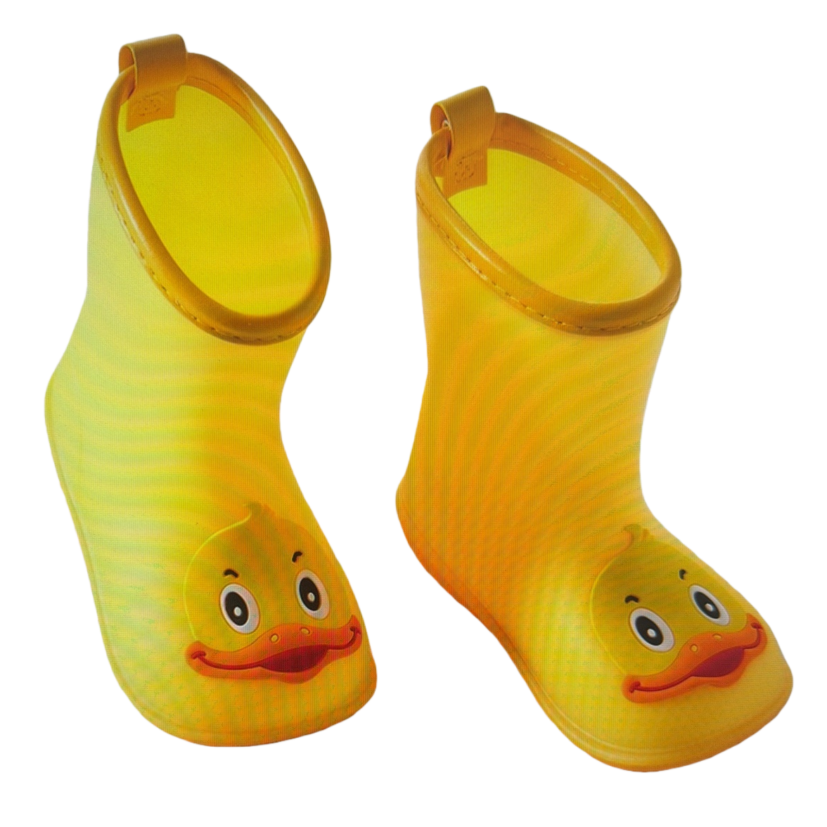 Yellow duckling children's rain boots, girls' waterproof and anti-slip rain shoes, 16cm Item Picture