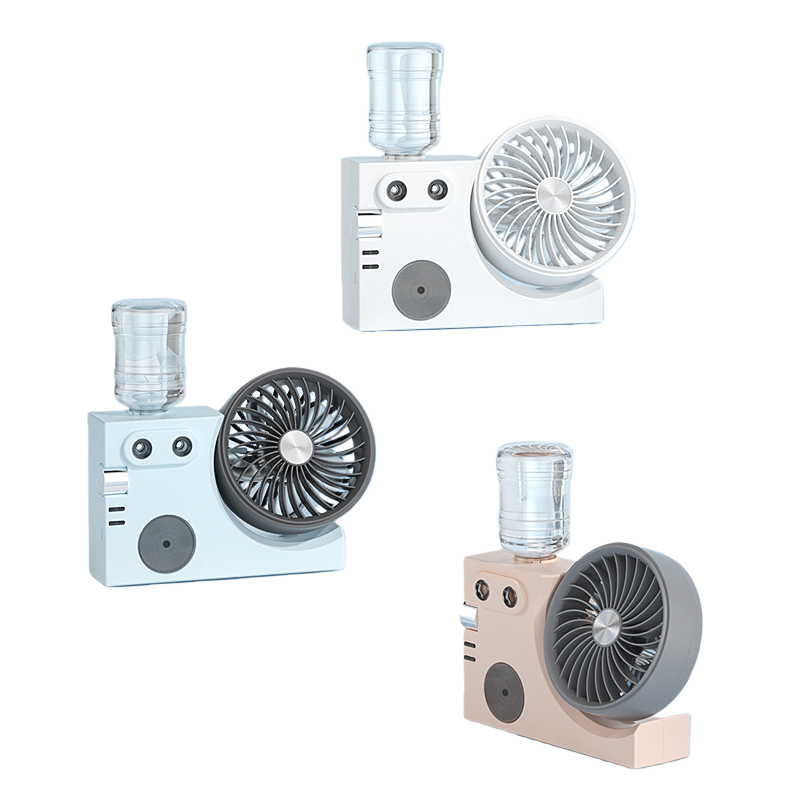 A multi-color option is available for a cool summer desktop spray fan with a high aesthetic level Item Picture