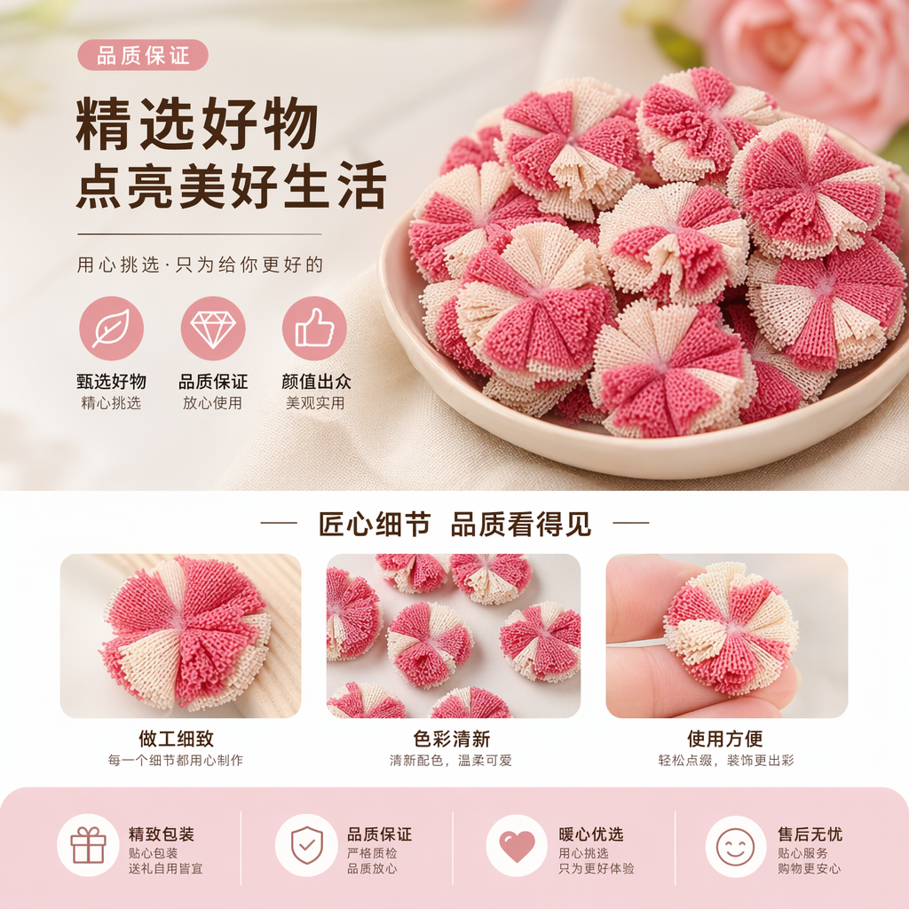 Red and white latte art Wuzhou gift decoration craft accessories Christmas decorations Festival supplies 1 pic 1