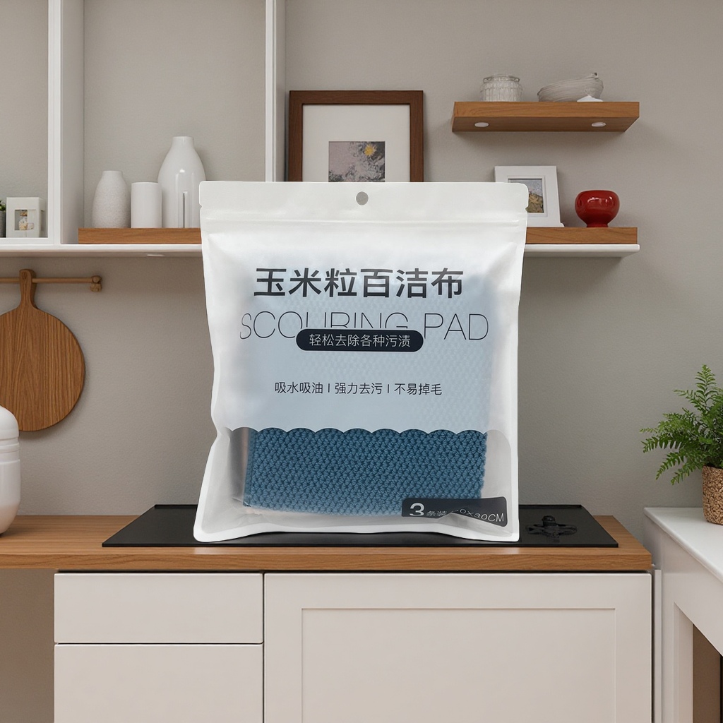 抹布、百洁布、洗碗巾实物图