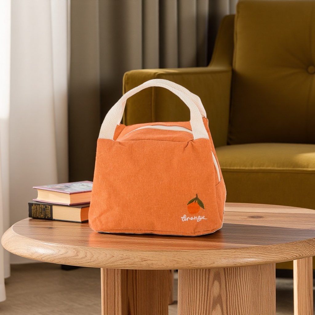 Orange handbag, a fashionable and versatile single-shoulder crossbody bag for women, and a large-capacity commuting shopping bag
