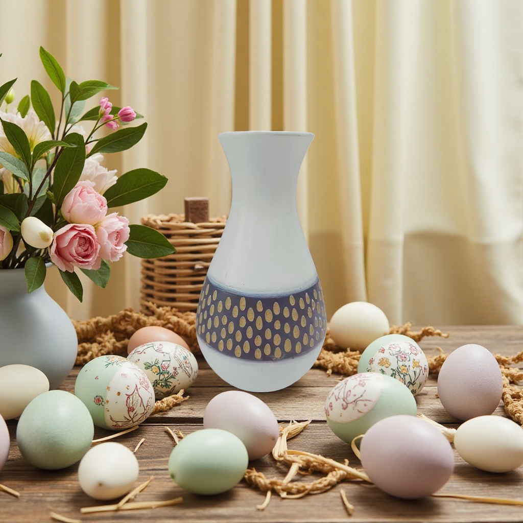 The ceramic vase is a high-end and simple Nordic-style home flower arrangement for the living room decoration Specification image