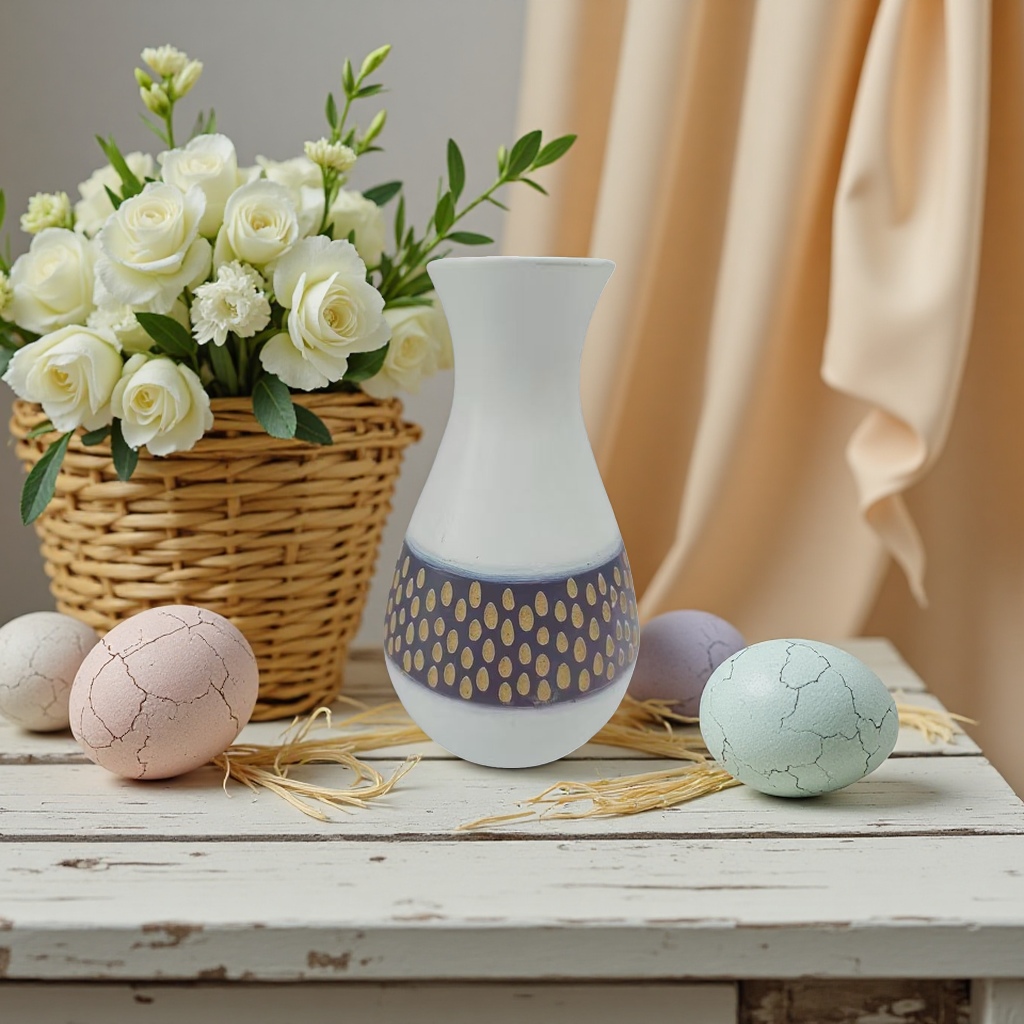 The ceramic vase is a high-end and simple Nordic-style home flower arrangement for the living room decoration Application Scenario