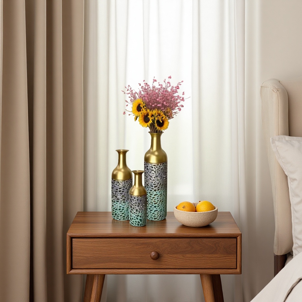 Decorative vases, living room ornaments, ceramic vases, Nordic simplicity, high appearance level, vase arrangement Application Scenario
