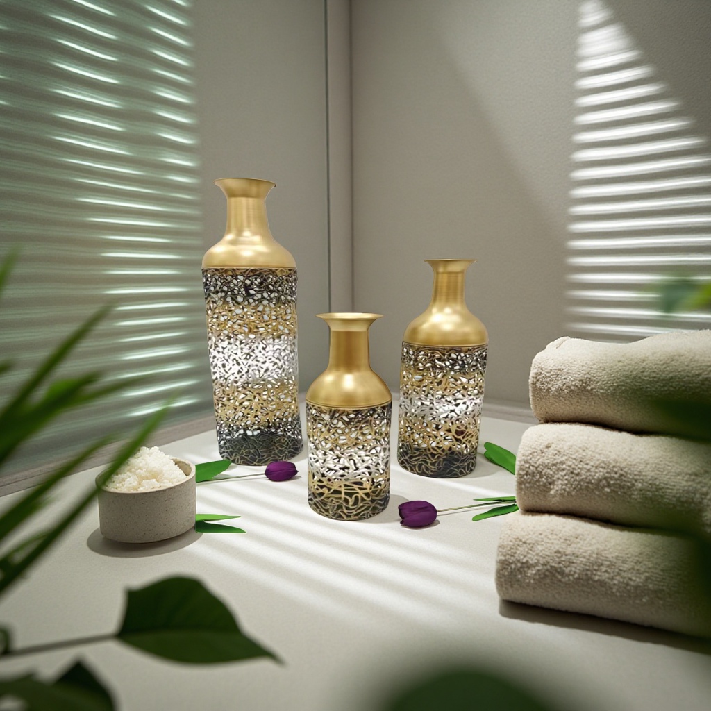 Nordic-style ceramic decorative vases for living room ornaments, simple and modern home flower vases details Picture