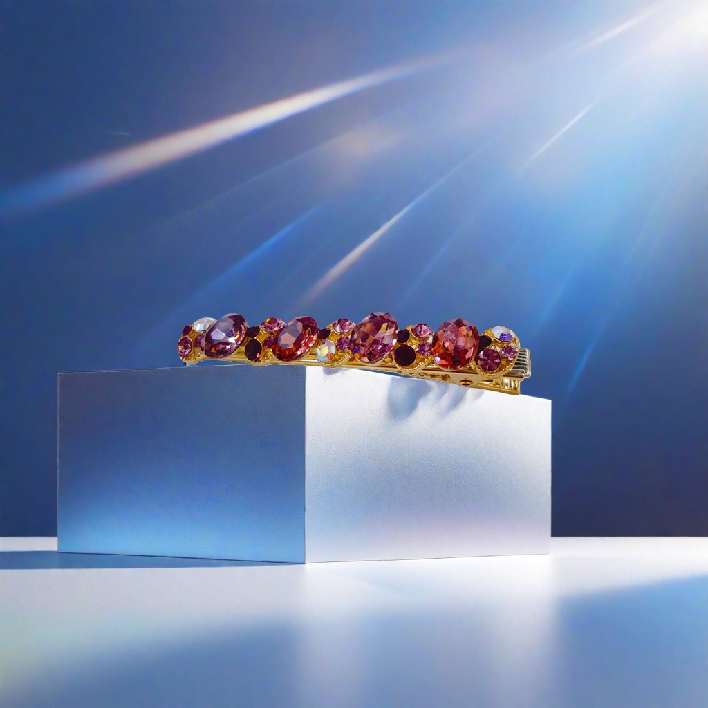 Decorative hair clips are fashionable and simple. They are daily accessories for women