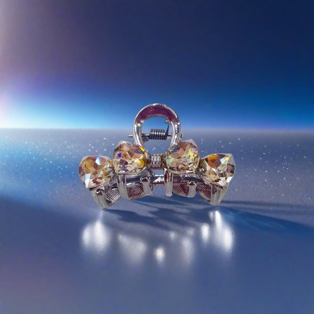 The crystal-decorated hairpin and the shiny zircon women's headwear are simple and versatile Specification image