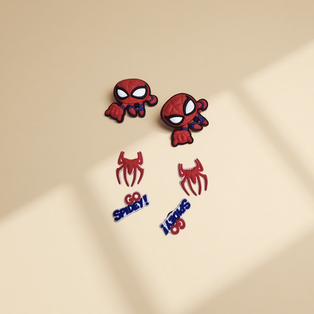 Cartoon PVC Spider-Man tiles, Crocs flower accessories Application Scenario