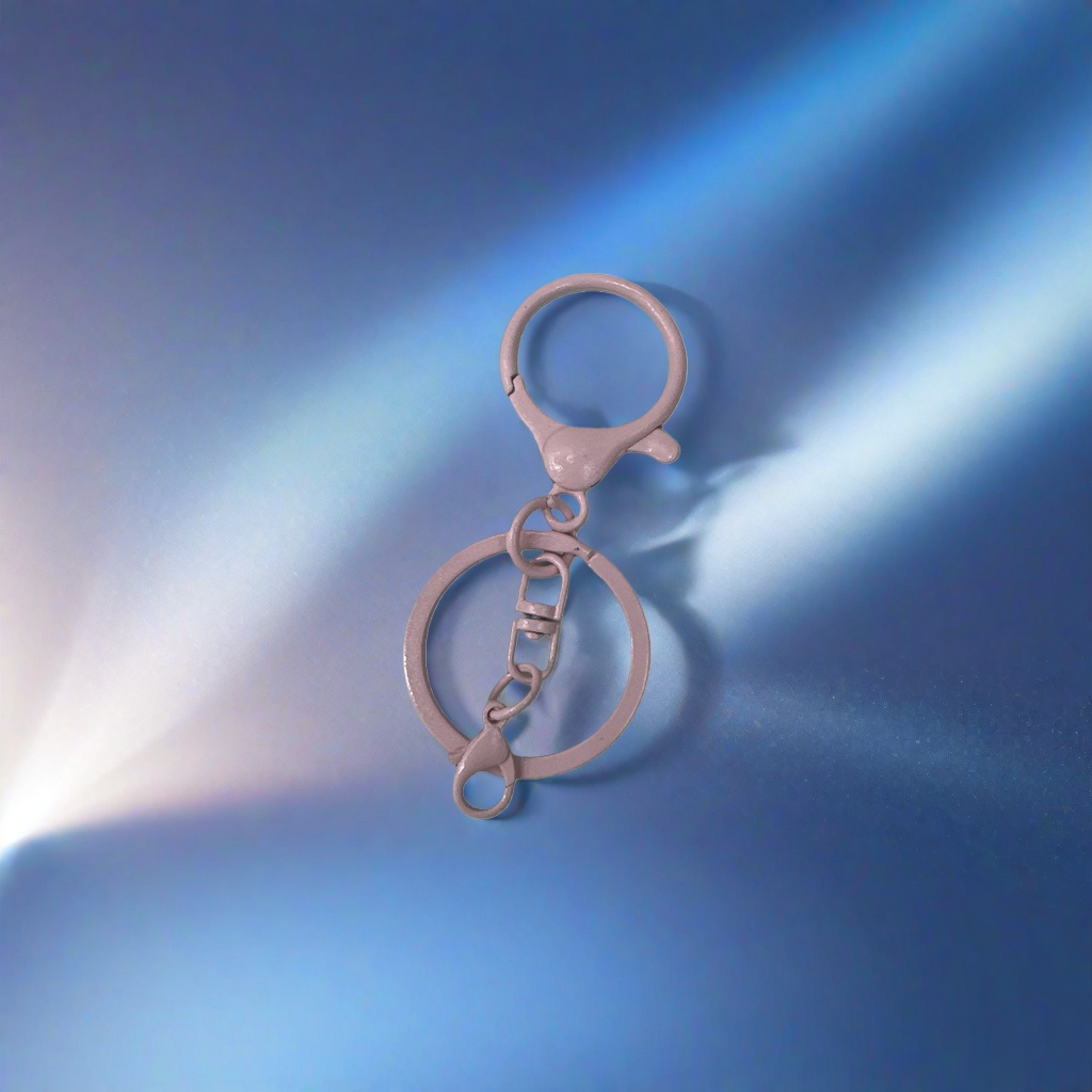 Llavero de metal rosa cuerpo moda simple colgante accesorios universal Specification image