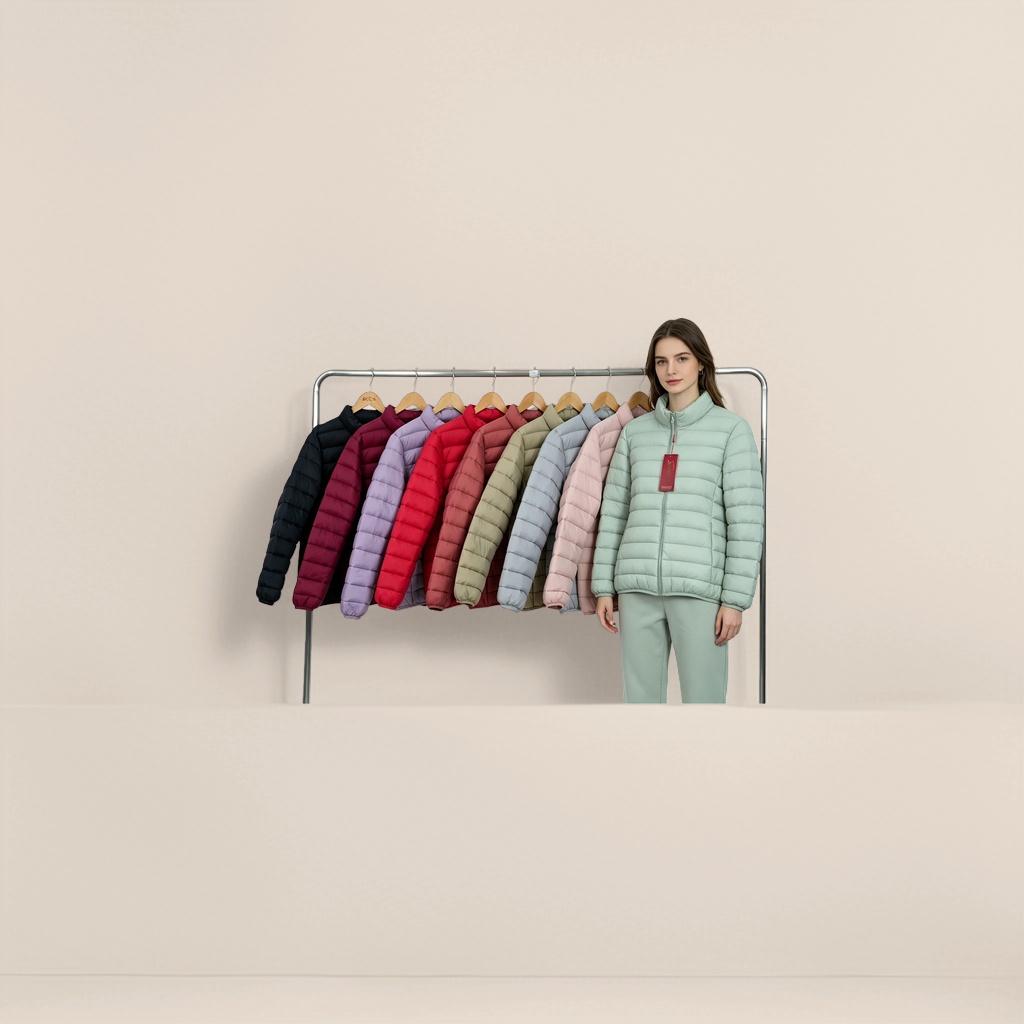 The new thickened and warm cotton-padded jacket for women in winter is light, fashionable and versatile Application Scenario