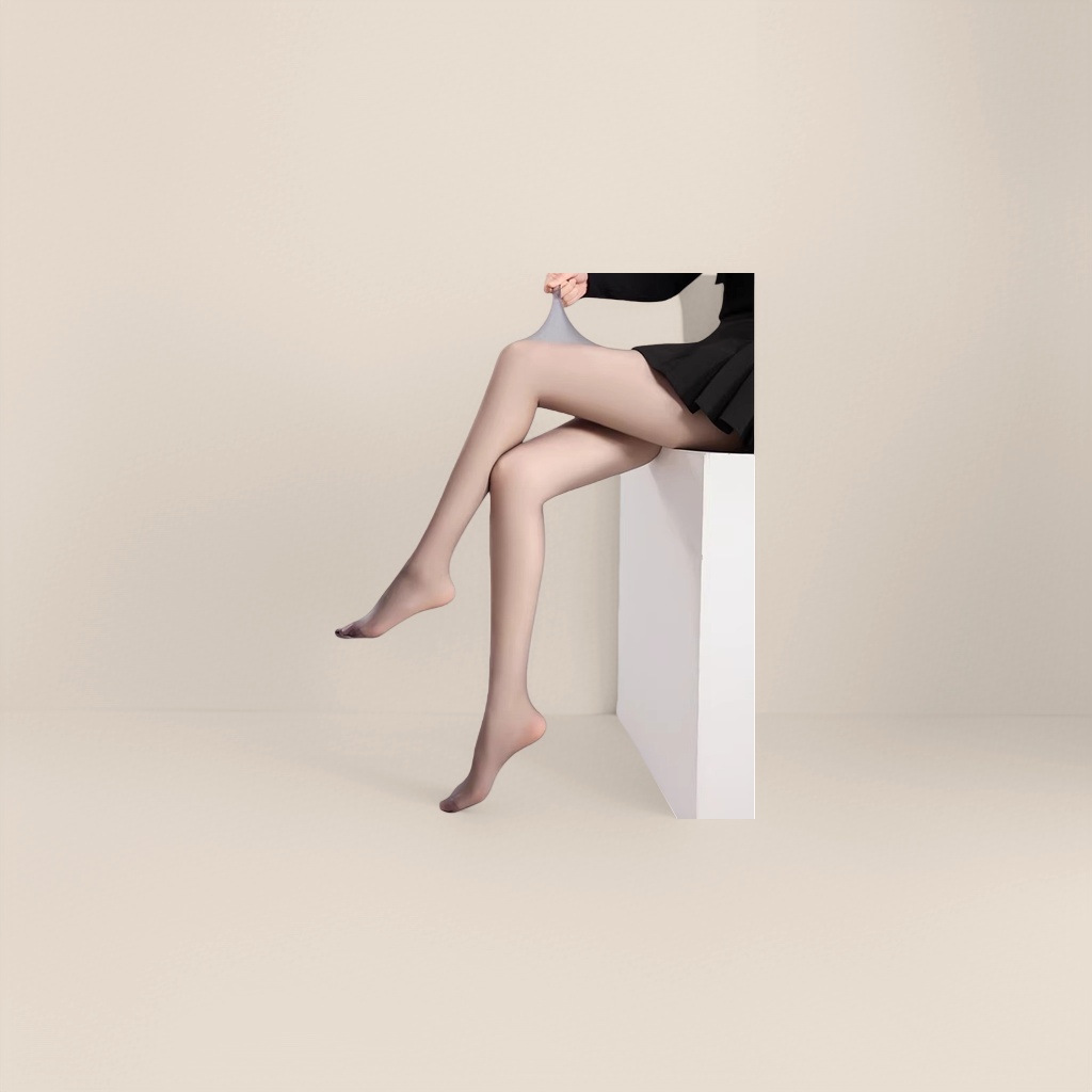 Light black X1 thickened silk stockings for women, elastic anti-hook silk leg beauty socks Specification image