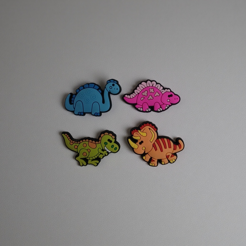New cartoon dinosaur soft rubber accessories Application Scenario