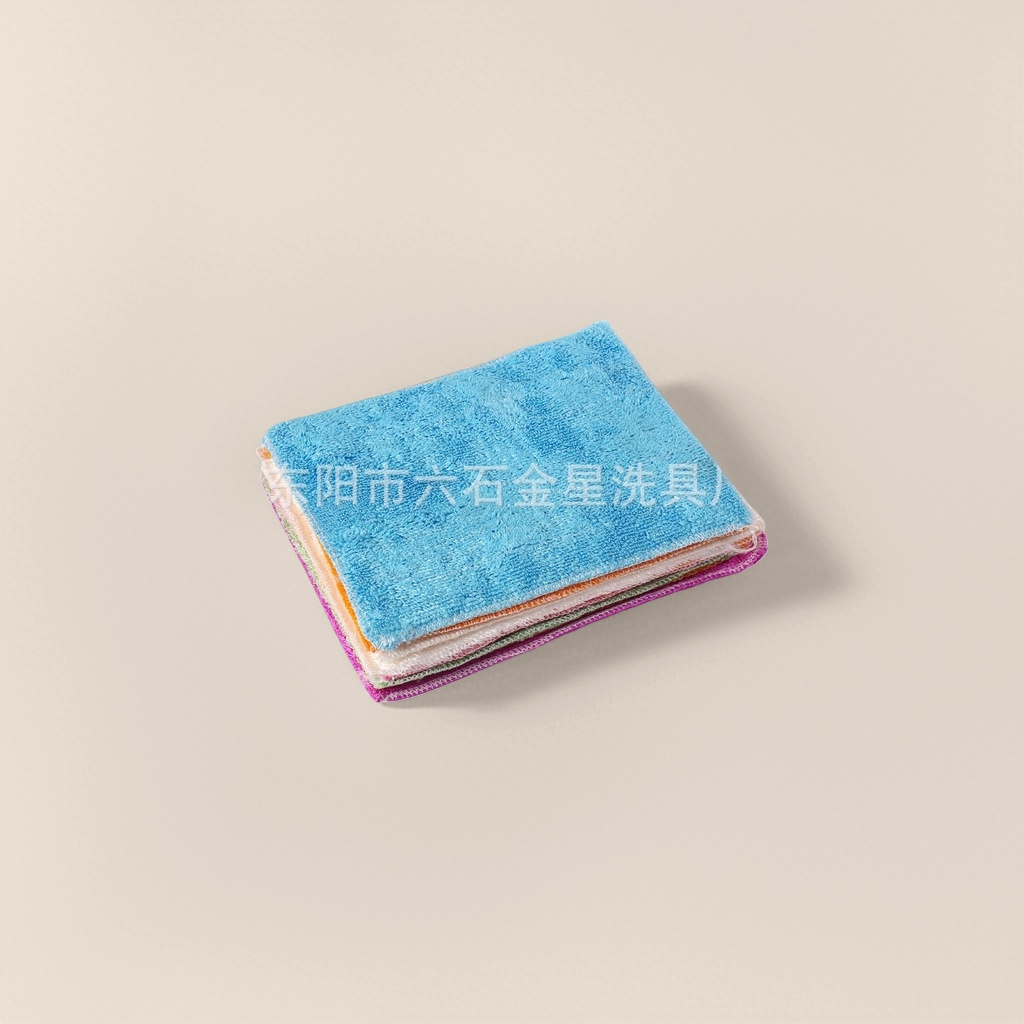 彩色超细纤维清洁布 多色可选吸水速干厨房玻璃家具通用