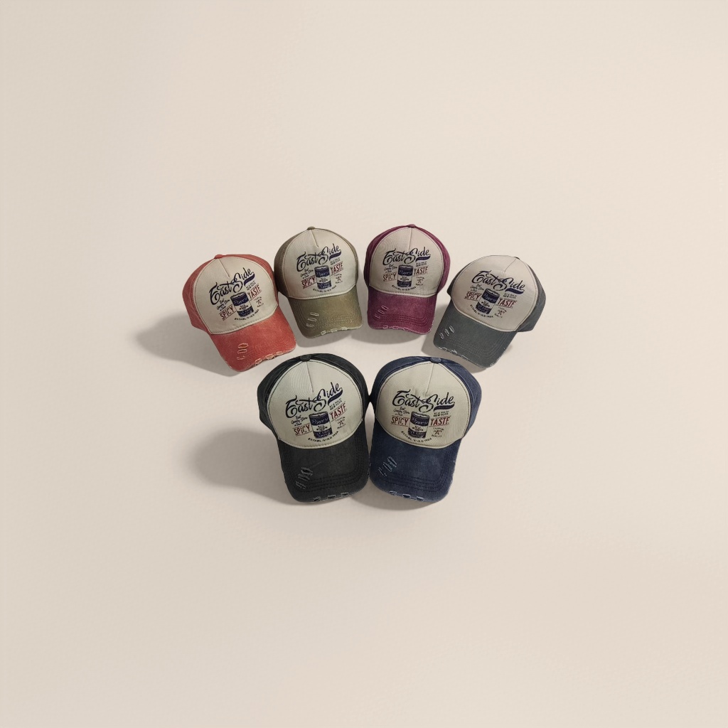 East Side Spicy Taste Six-color baseball cap Baseball cap Specification image