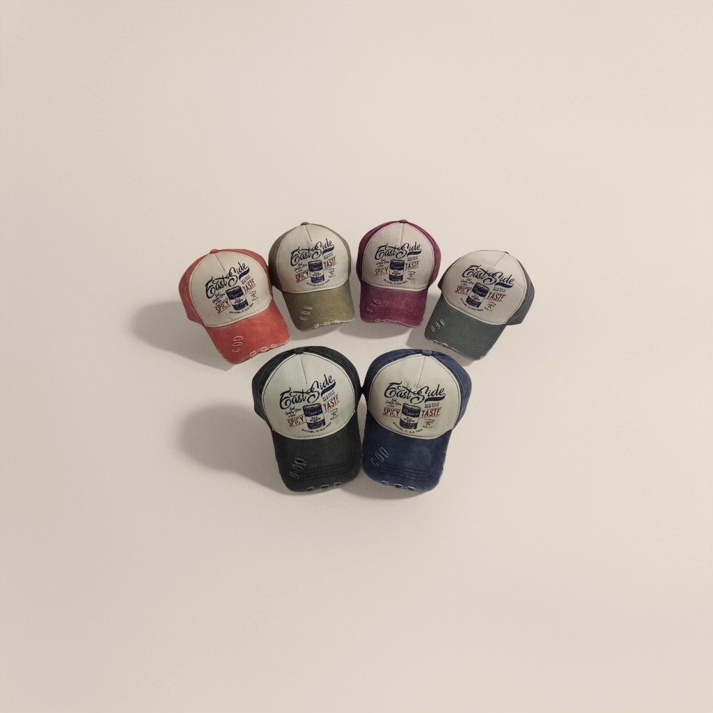 East Side Spicy Taste Six-color baseball cap Baseball cap Application Scenario