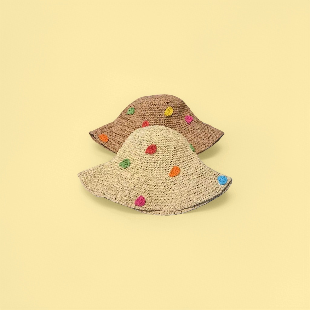Natural straw woven straw hat for women, wide-brimmed sun hat for outdoor sun protection in summer details Picture