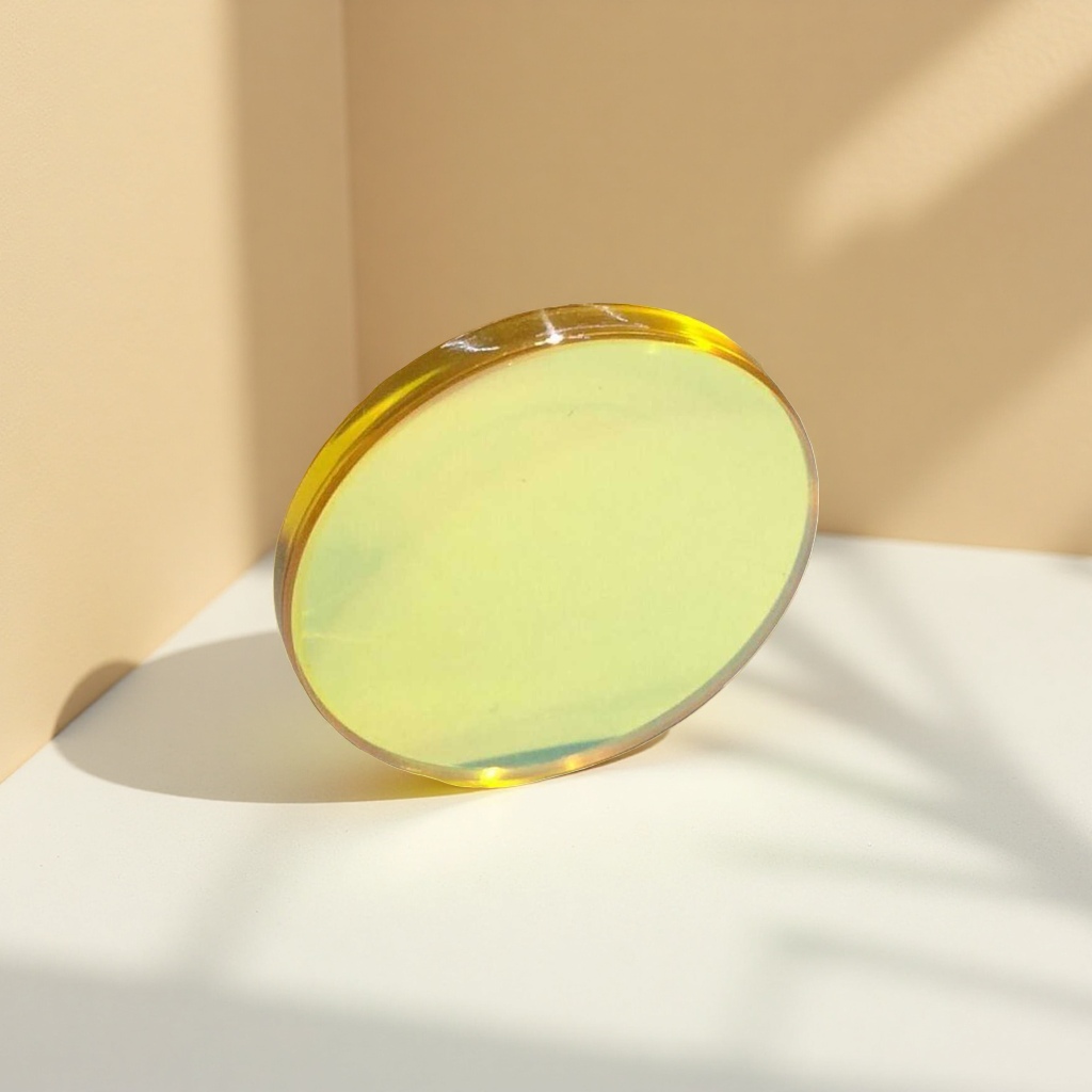 The yellow circular lens main body is fashionable and simple. The optical frame is compatible with various lenses details Picture
