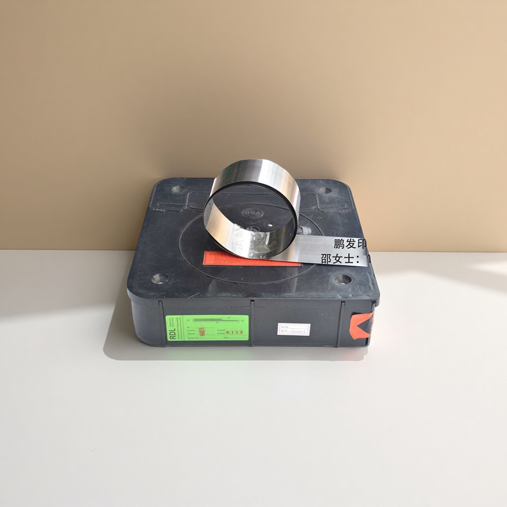 A set of manual ink printing tools with a black plastic box and metal roller for printing equipment Application Scenario