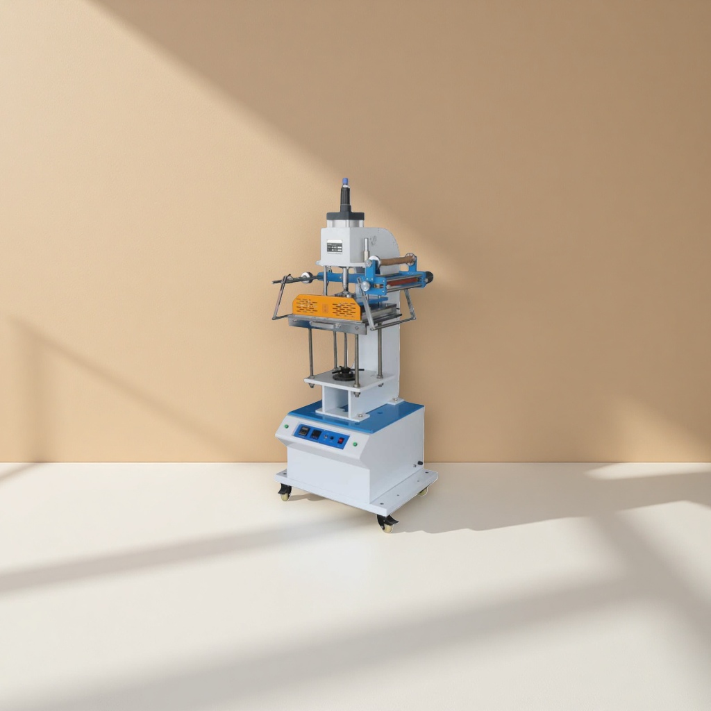 ZY-819Q pneumatic hot stamping machine, an industrial-grade pneumatic hot stamping and embossing equipment details Picture