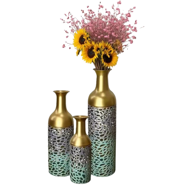 Decorative vases, living room ornaments, ceramic vases, Nordic simplicity, high appearance level, vase arrangement Item Picture
