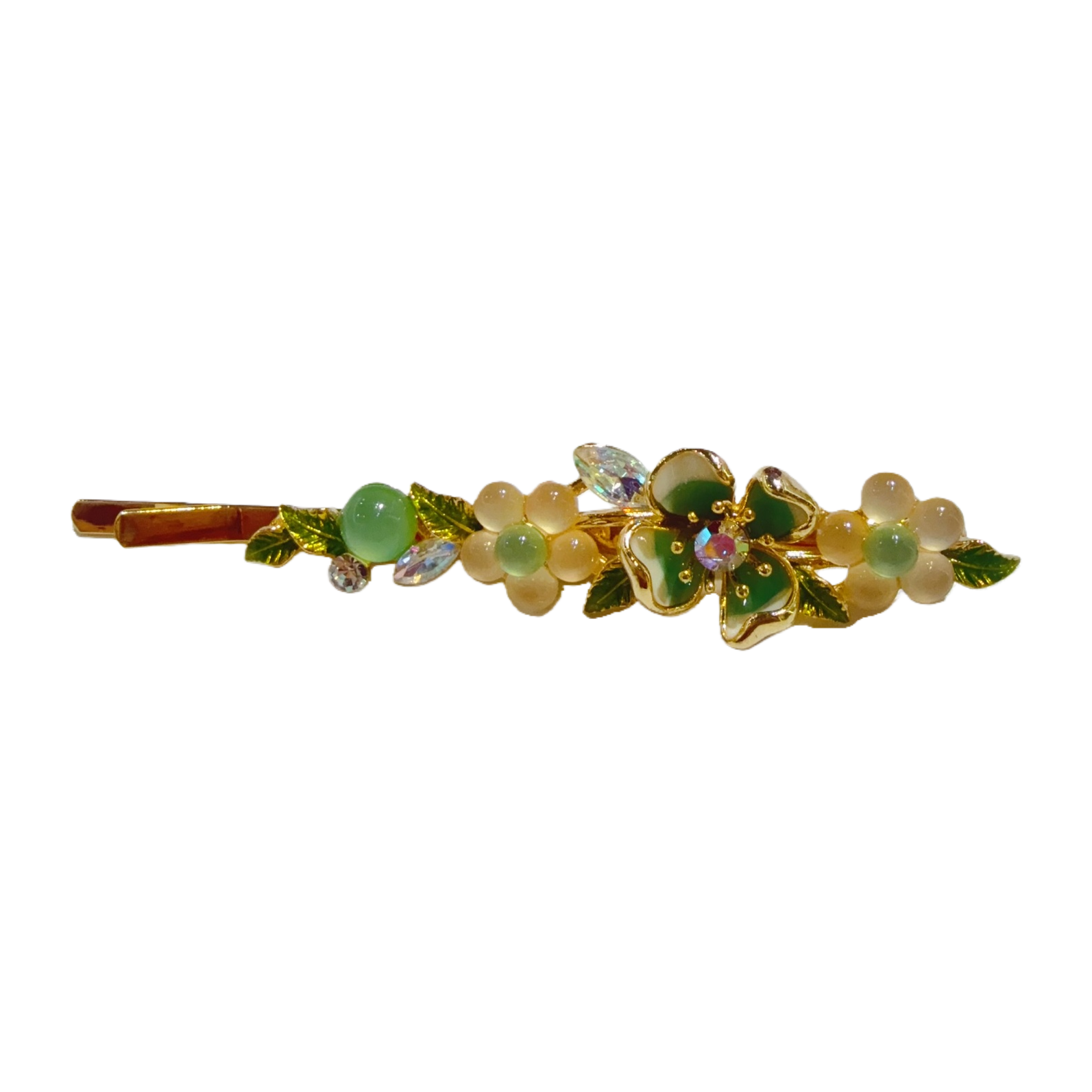Floral decorative hairpins, realistic flower headwear, and daily wear accessories for women Item Picture