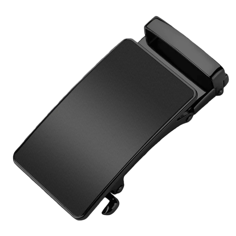 The black metal belt buckle is a fashionable, simple and versatile belt accessory Item Picture