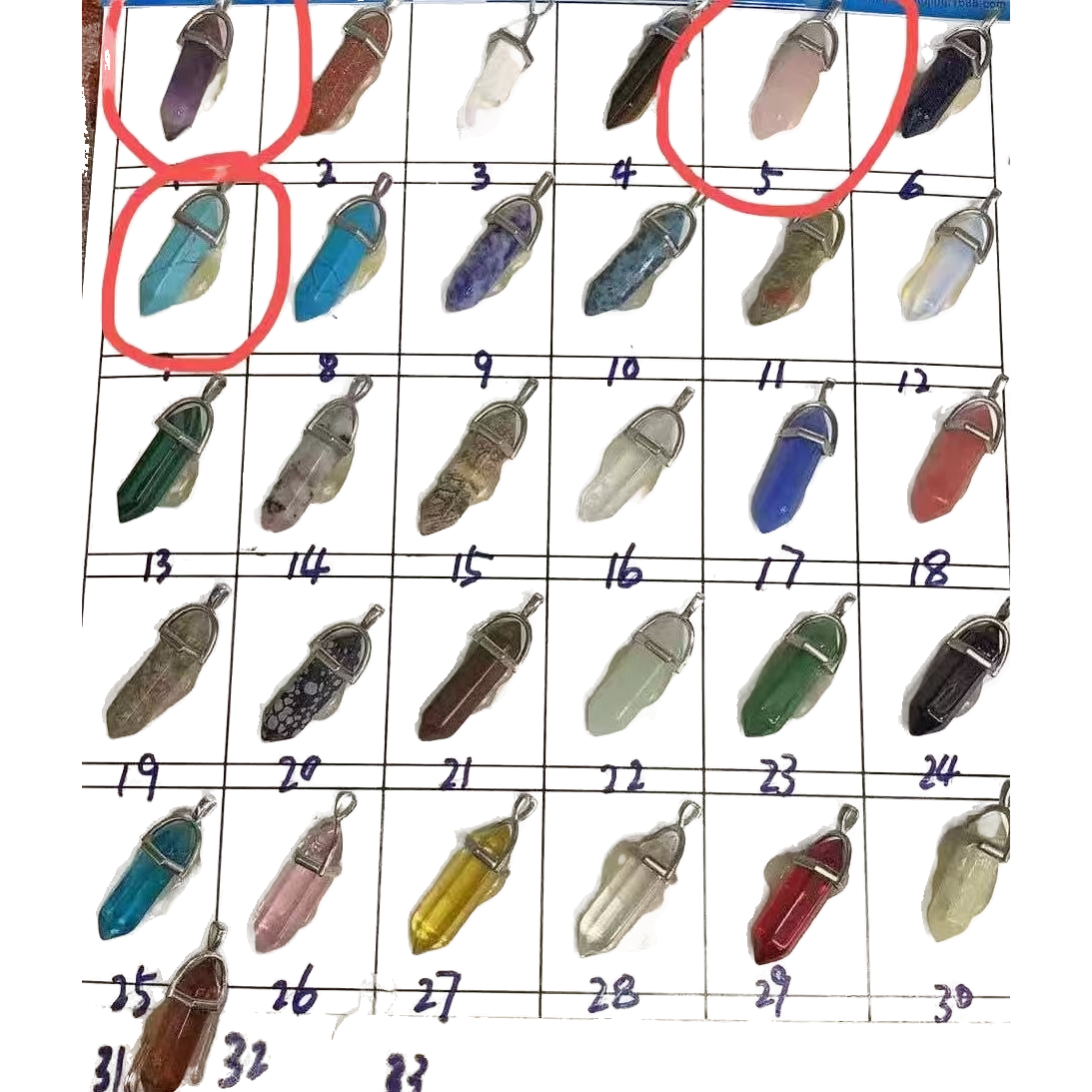 Crystal pendant, a fashionable and versatile necklace accessory for women, in an exquisite gift box Item Picture