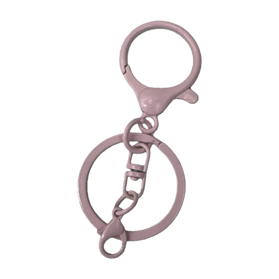 Llavero de metal rosa cuerpo moda simple colgante accesorios universal Item Picture
