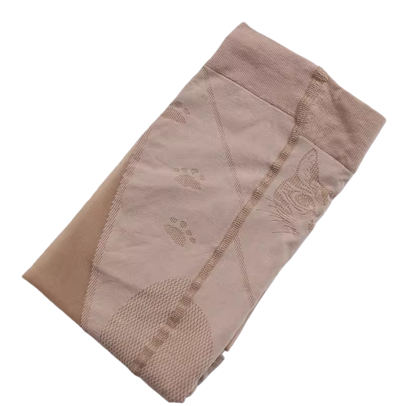 Light milk coffee-colored pantyhose women's slimming and form-fitting elastic base socks Item Picture
