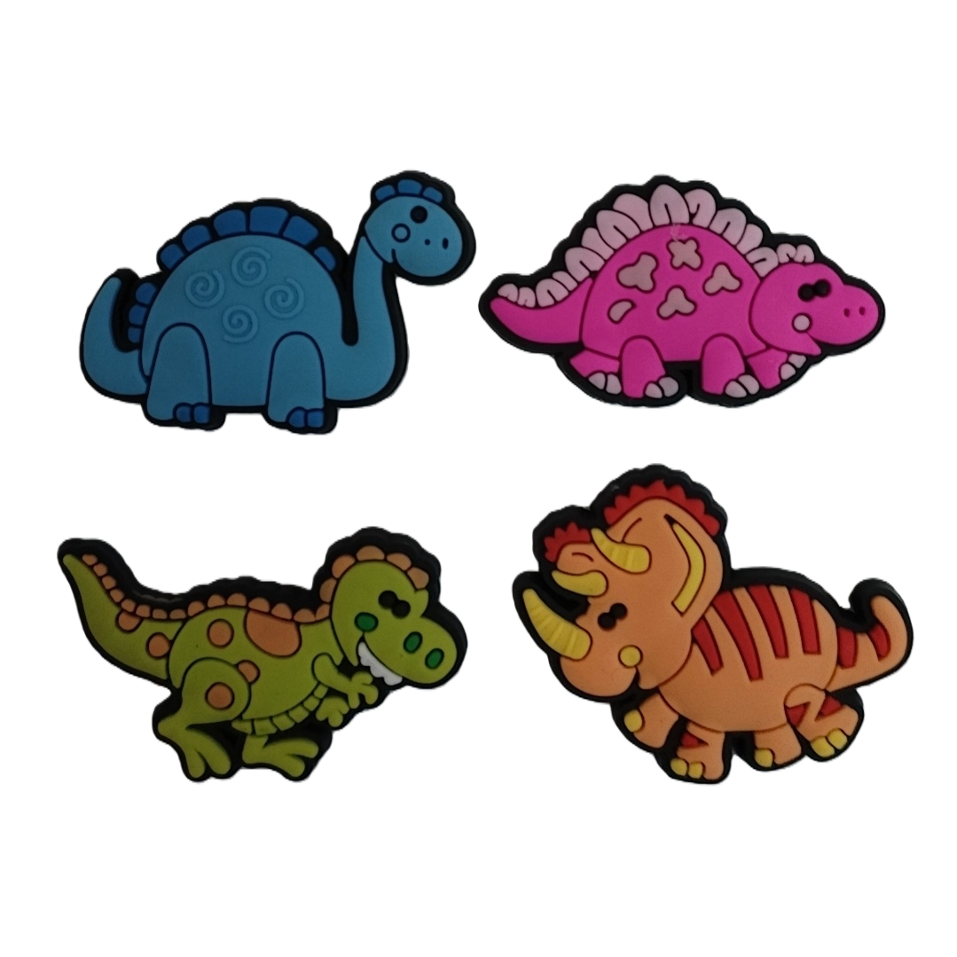 New cartoon dinosaur soft rubber accessories Item Picture