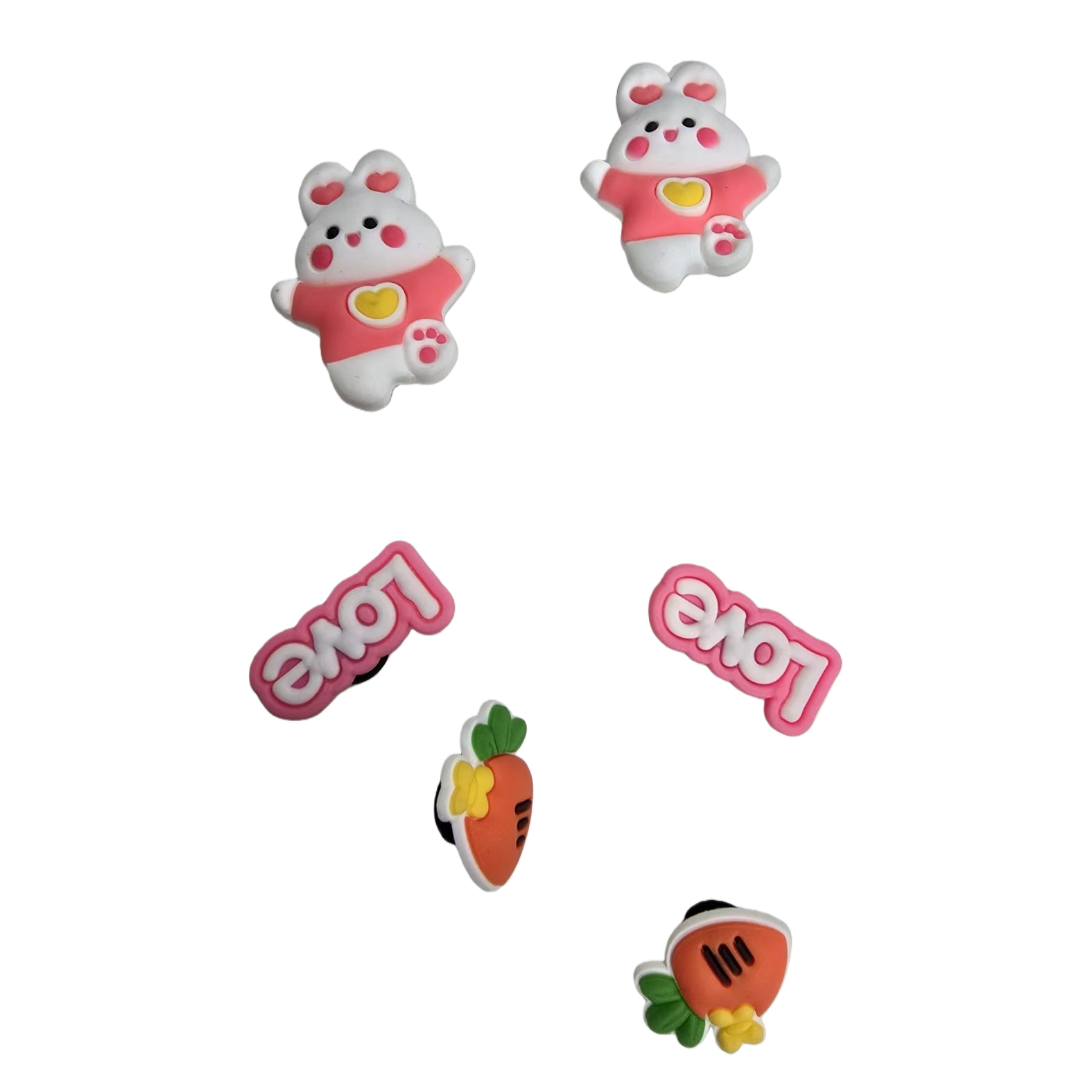 أرنب لطيف يحب الجزر و اللصق المغناطيسي Item Picture