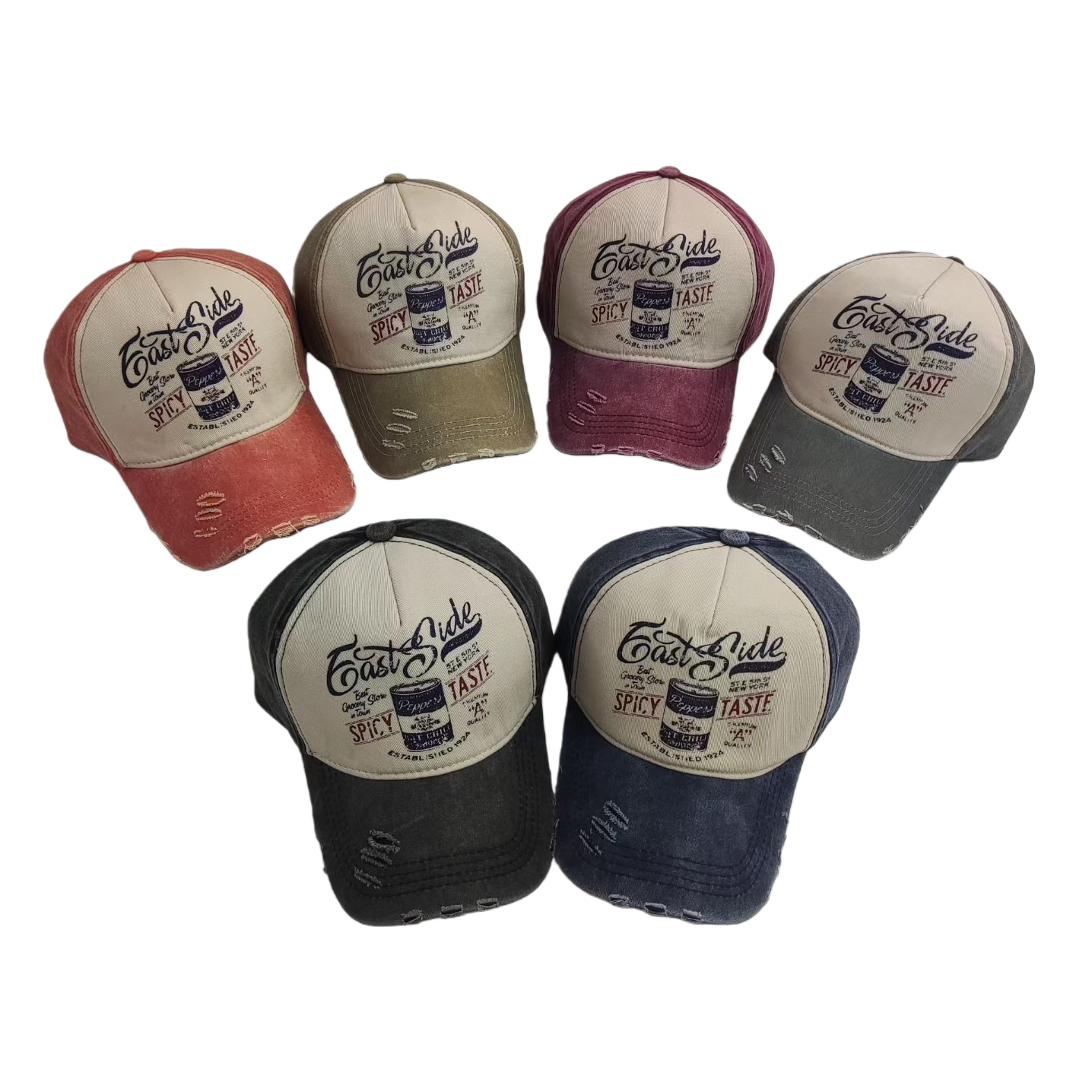 East Side Spicy Taste Six-color baseball cap Baseball cap Item Picture