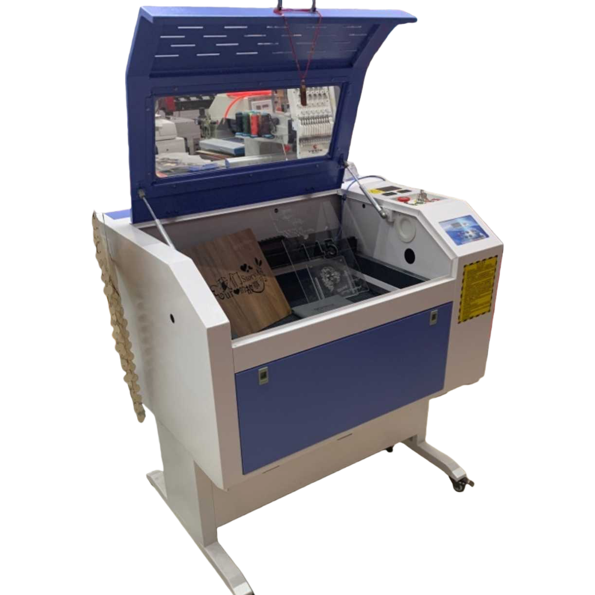 Fiber laser engraving machine, universal industrial-grade marking equipment for metals and non-metals, 20W Item Picture