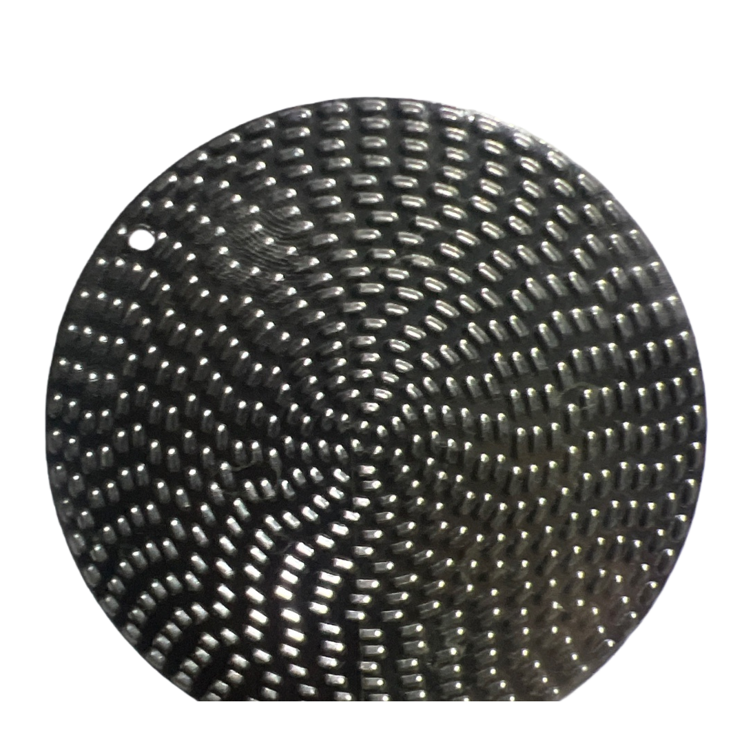 DIY handcrafted materials for circular metal sheet decorative accessories with metal texture Item Picture