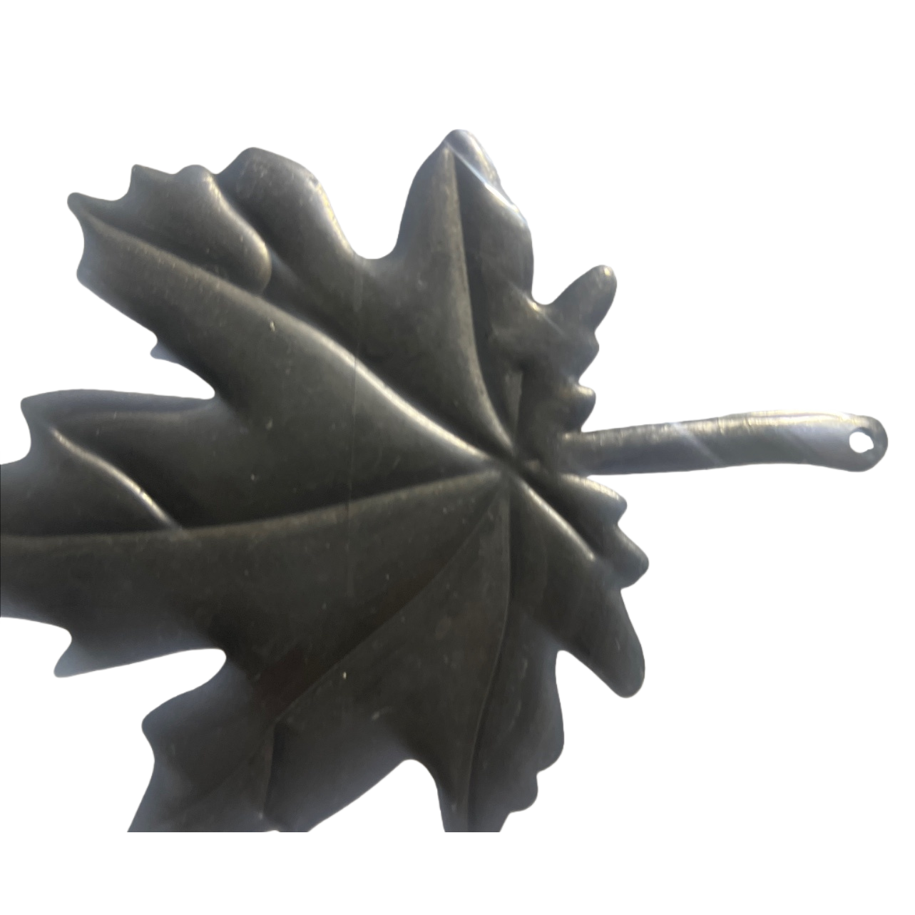 Metal leaf decorative wall ornaments, Nordic-style living room and bedroom light luxury home decoration Item Picture