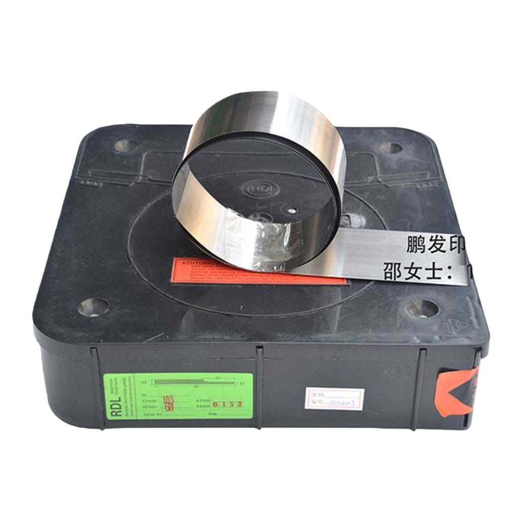 A set of manual ink printing tools with a black plastic box and metal roller for printing equipment Item Picture