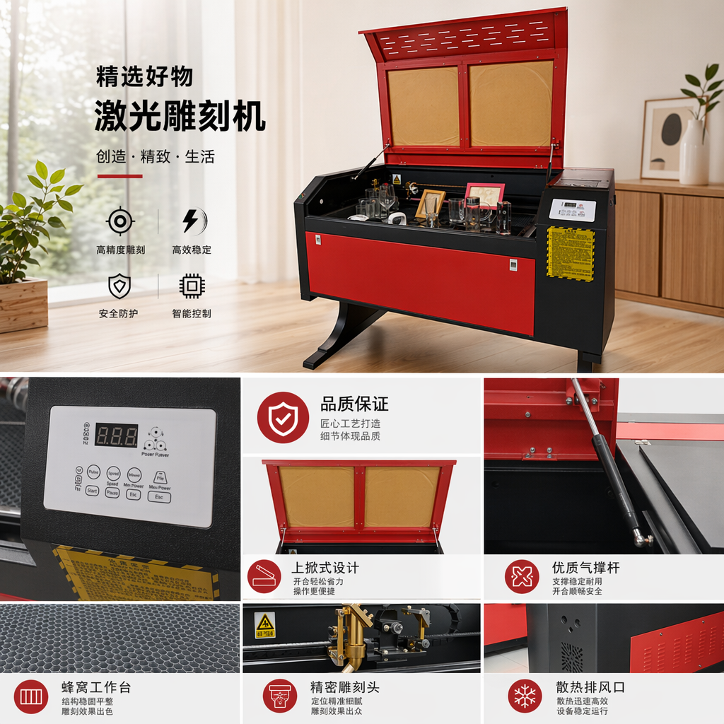 激光雕刻机 机器 光纤激光打标设备 工业级金属非金属通用详情1