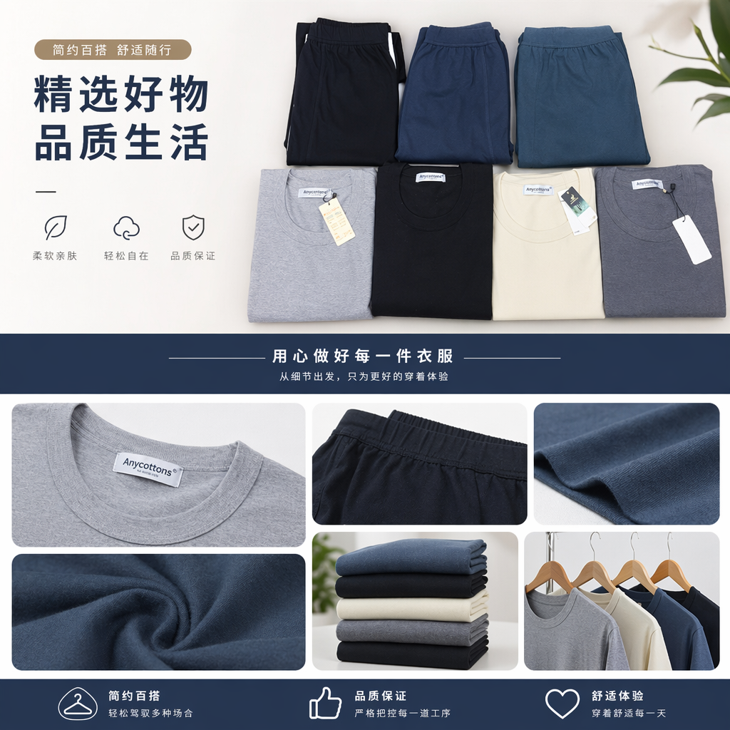 韩社德绒暖暖服保暖内衣套装版型防风保暖详情1