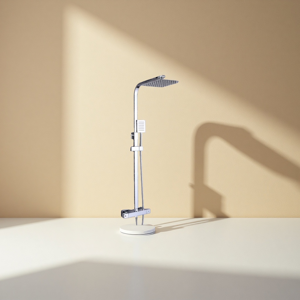 Modern bathroom shower device, shower head system, all-copper constant-temperature three-function handheld top spray Specification image