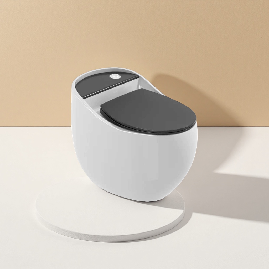 Modern design smart toilet seat, fully automatic flushing, antibacterial, silent and water-saving details Picture