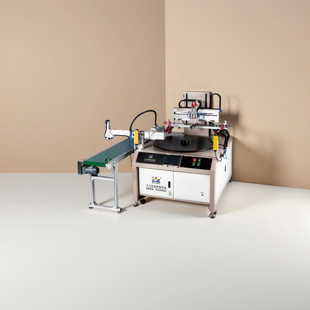 Industrial screen printing machine, automated printing equipment, high-precision screen printing machine details Picture