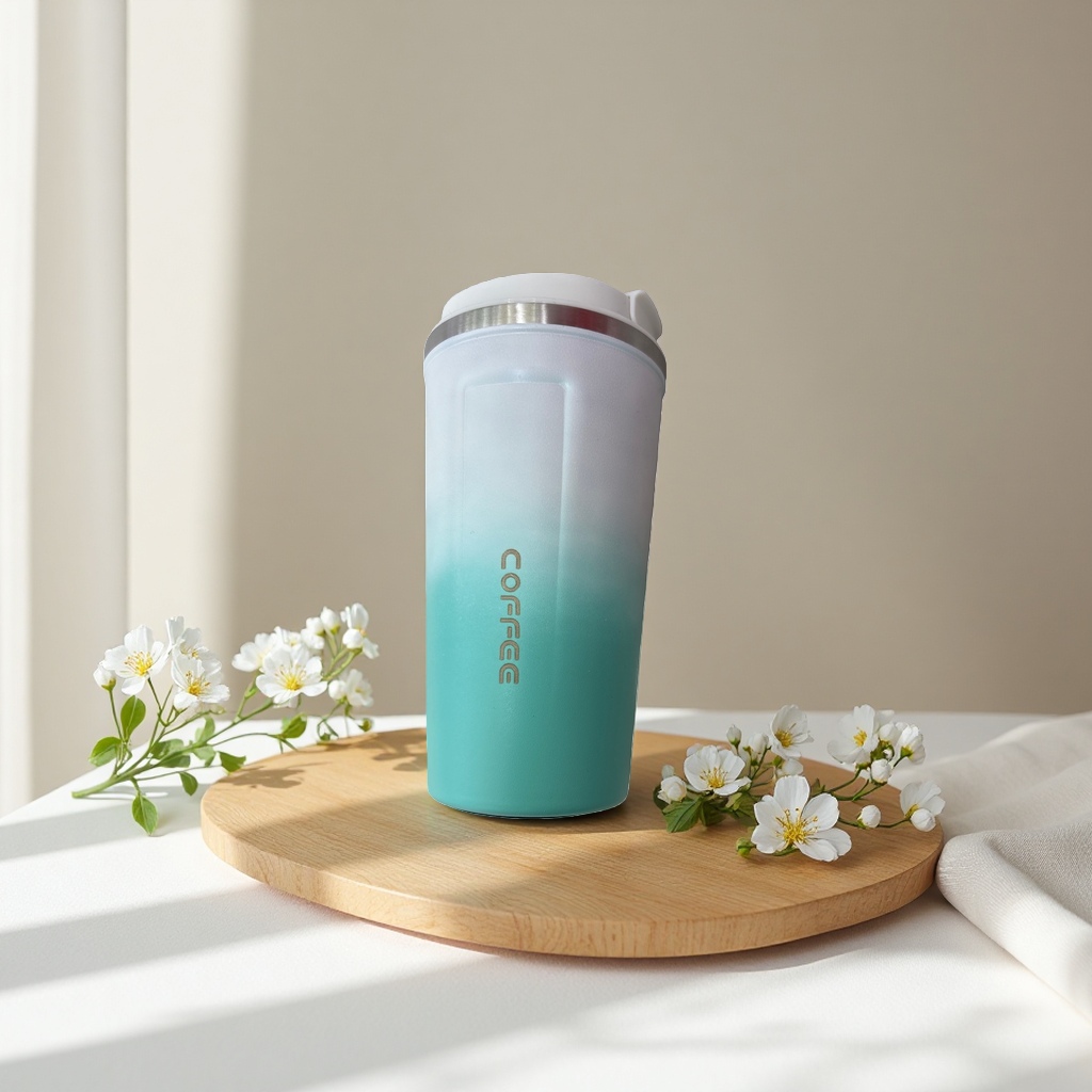 The white plastic lid is a universal leak-proof and sealed lid that is compatible with various water cups Specification image