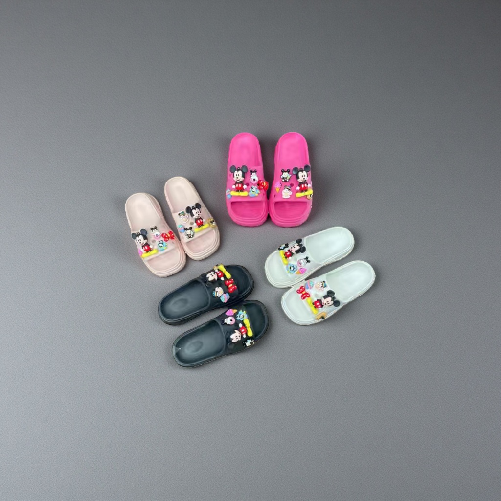 Cartoon-patterned cotton and linen home slippers are comfortable, anti-slip and breathable for women's indoor use in summer Specification image