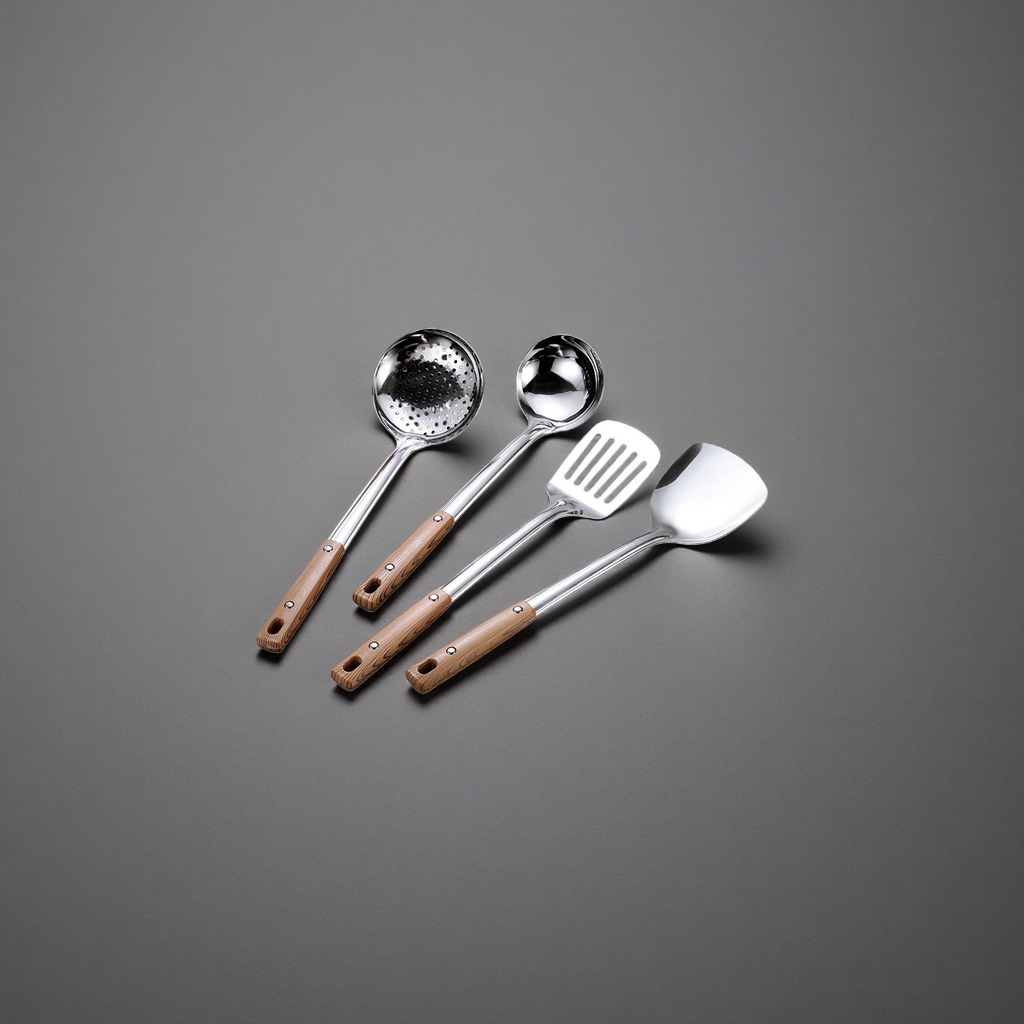 厨房用具+不锈钢厨具套装产品图