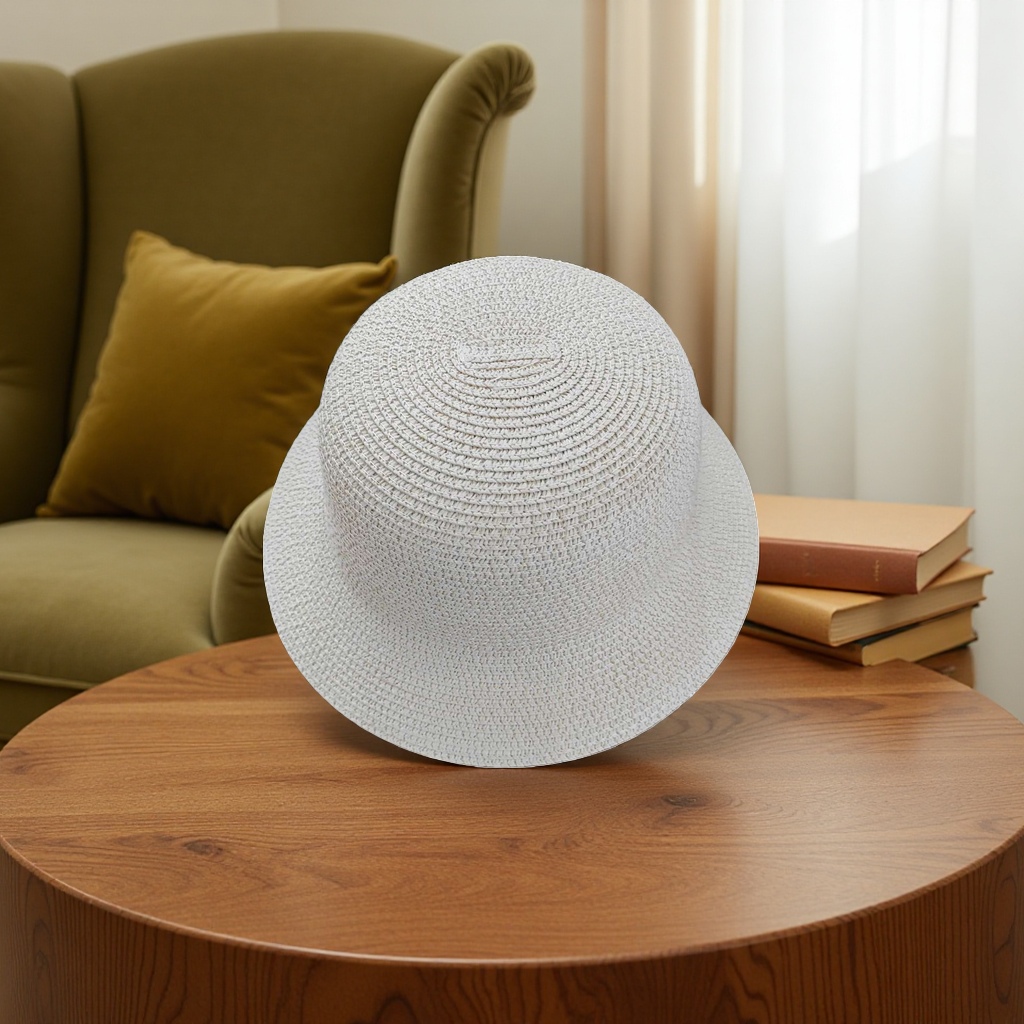 The main body of the woven straw hat is a fashionable sunshade and sun protection straw hat, a breathable and casual summer hat Application Scenario