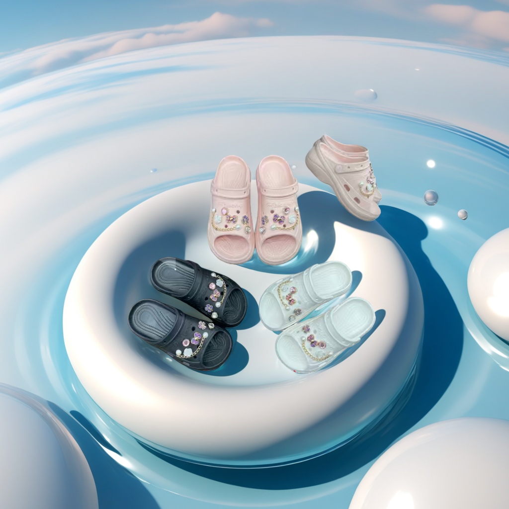 Decorative pearl slippers for women's summer home soft soled anti-slip slippers 38 39 40 Decorative pearl slippers for women's summer home soft soled anti-slip slippers 38 39 40
