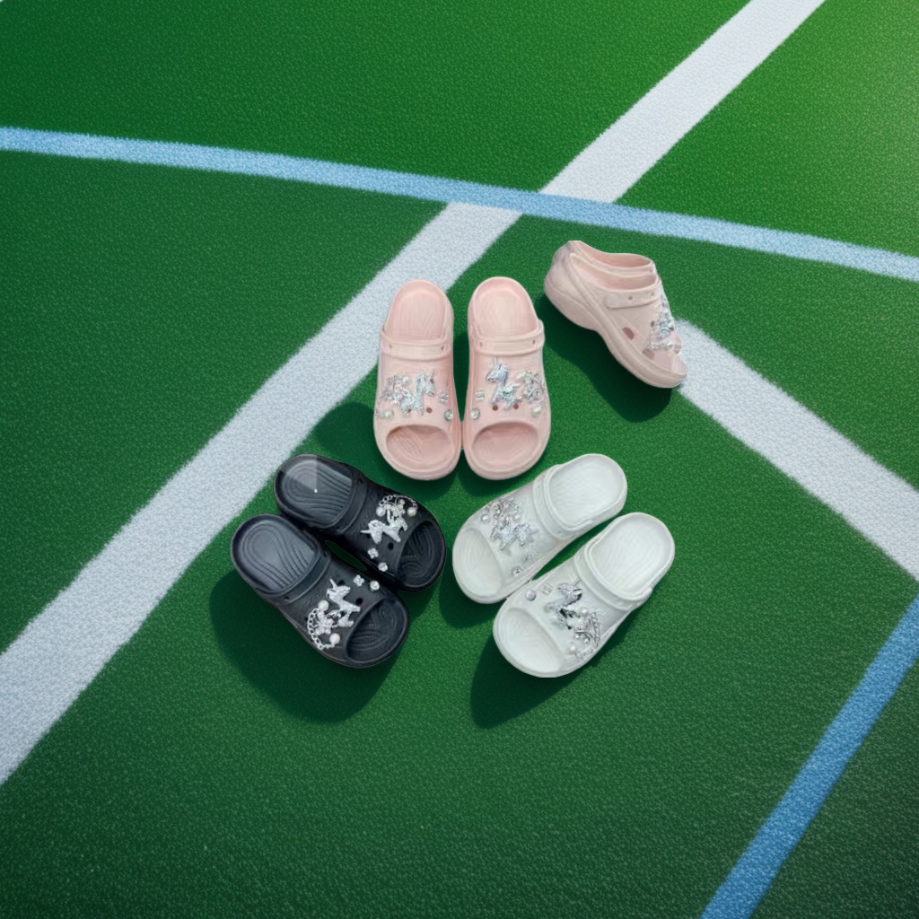 Decorative pearl slippers for women's summer home soft soled anti-slip slippers 38 39 40 Specification image