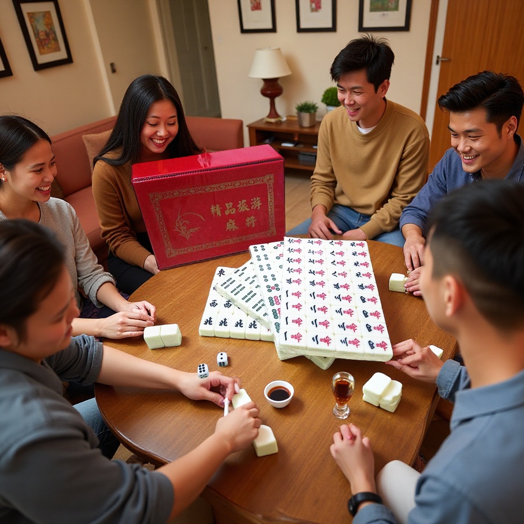 新款亚克力旅游麻将棋牌娱乐用品 户外旅游必备工艺品小麻将批发 